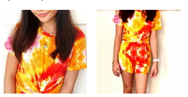 Simple not simple style Tie Dye